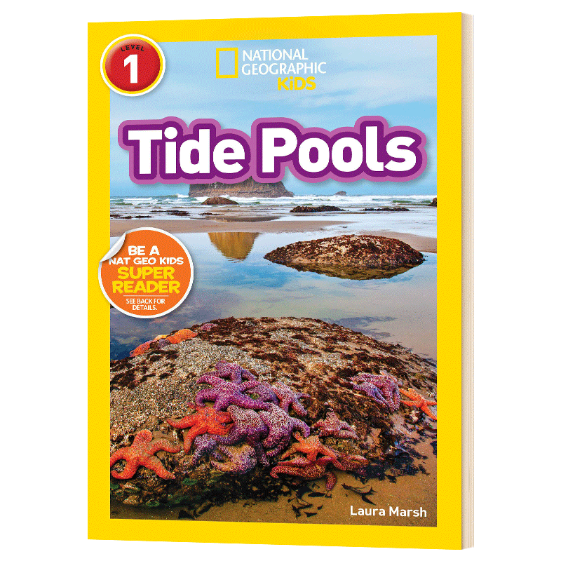 进口原版 潮汐地 美国国家地理分级阅读读物 英文原版 National Geographic Kids Readers L1 Tide Pools 全英文版进口原版英语