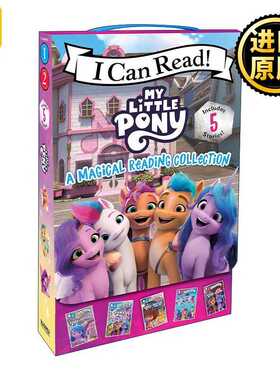 进口原版 英文原版 My Little Pony A Magical Reading Collection 5-Book Box Set 小马宝莉 魔法阅读5本盒装 I can read leve