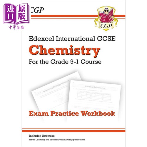 进口原版 *英国CGP New Pearson Edexcel IGCSE Chemistry Exam Practice Workbook (with Answers)   CGP Books