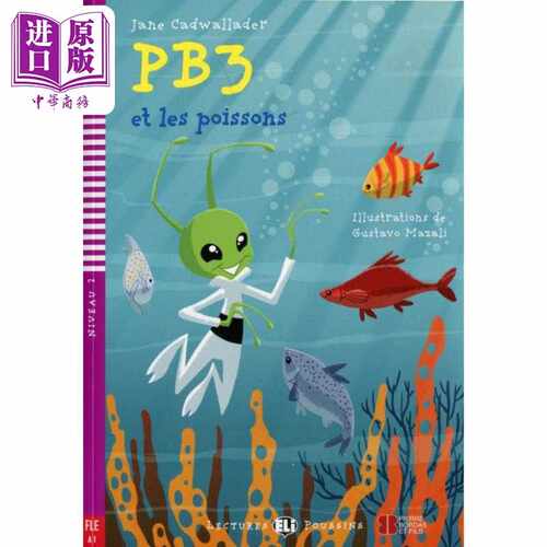 进口原版 *鱼 配音频 答案 A1级别ELI Young Readers French A1 PB3 et les poissons 法文原版 法语学习分级阅读读   ELI Publish