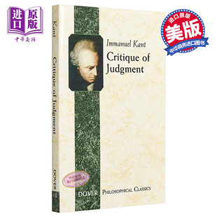 进口原版 *康德：判断力批判 英文原版 Critique of Judgment 西方哲学 Immanuel Kant   Dover Publications