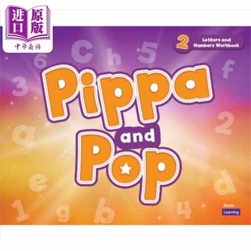 进口原版 *Pippa and Pop Level 2 Letters and Numbers Workbook 剑桥幼儿英语字母数字练习册级别2 学龄前儿童幼   Cambridge Un