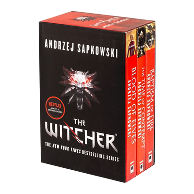 进口原版 The Witcher Boxed Set 巫师猎魔人套装1-3 Blood of Elves,The Time of Contempt,Baptism of Fire 英文原版 英文版