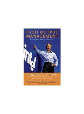 进口原版 格鲁夫给经理人的*一课 英文原版 High Output Management  Vintage Books  Andrew Grove   Vintage Books