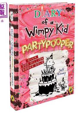 进口原版 *小屁孩日记20 英版 Diary of a Wimpy Kid 20 Partypooper 英文原版 儿童章节桥梁书 英语课外读物 小初   Puffin UK