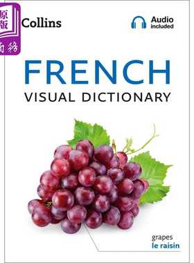 进口原版 * Collins French Visual Dictionary 柯林斯法语图解词典（带音频）英文原版  Collins   Harper Collins UK