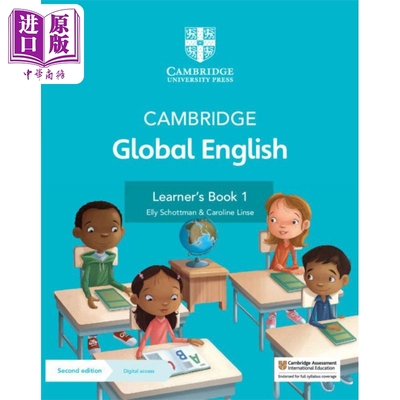 进口原版 *Cambridge Global English Learners Book 1 Primary ESL 剑桥全球英语学习者用书1 小学英语 带数字访问   Cambridge U