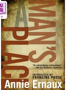 进口原版 *2022年诺贝尔文学奖得主 安妮 埃尔诺 一个男人的位置 英文原版 A Mans Place Annie Ernaux 现当代文学   Seven Storie