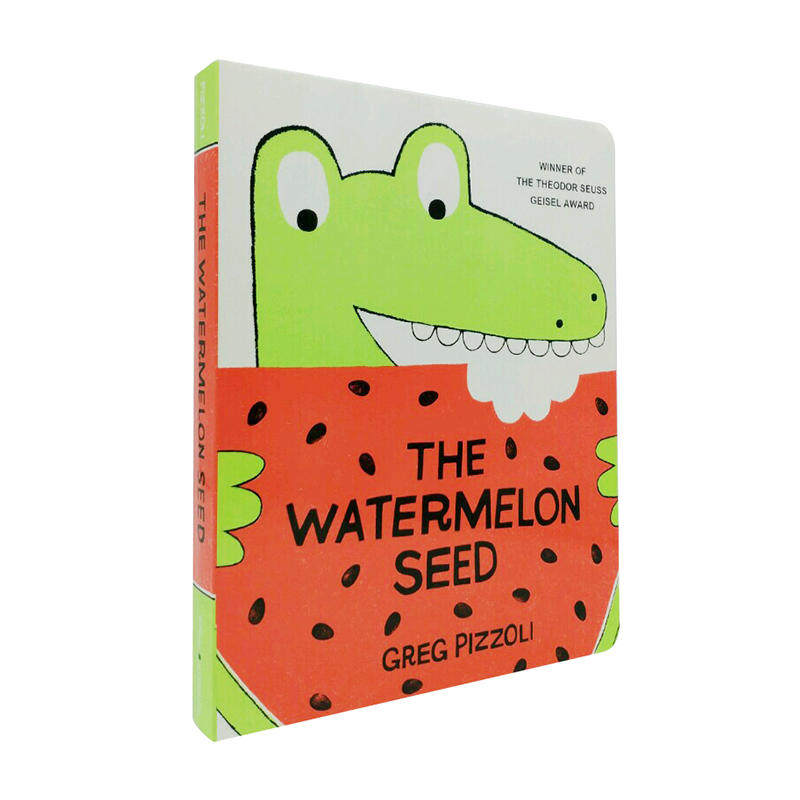 进口原版 *西瓜籽 英文原版 The Watermelon Seed 纸板书 苏斯博士奖 获奖绘本 儿童趣味故事绘本 2-6岁   Hyperion