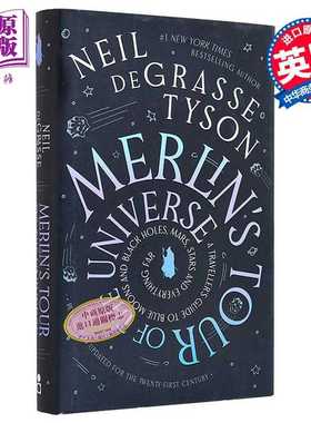 进口原版 *奈尔 德葛拉司 泰森 梅林的宇宙之旅 给忙碌者的天体物理学 作者新书 英文原版 Merlins Tour of Univers   Bonnier Pub