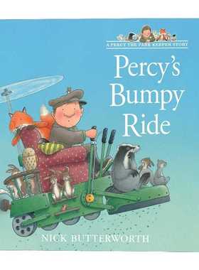 进口原版 Percy's Bumpy Ride 割草机呼呼飞 帕西爷爷的爱心公园系列 英文版 进口英语原版书籍 英文原版 Butterworth, Nick