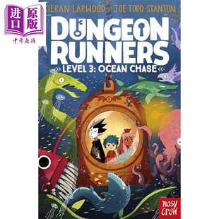 进口原版 *奔跑者3 Dungeon Runners Ocean Chase 英文原版小初文学 儿童文学 奇幻冒险小说 章节故事书 情节丰富    Nosy Crow