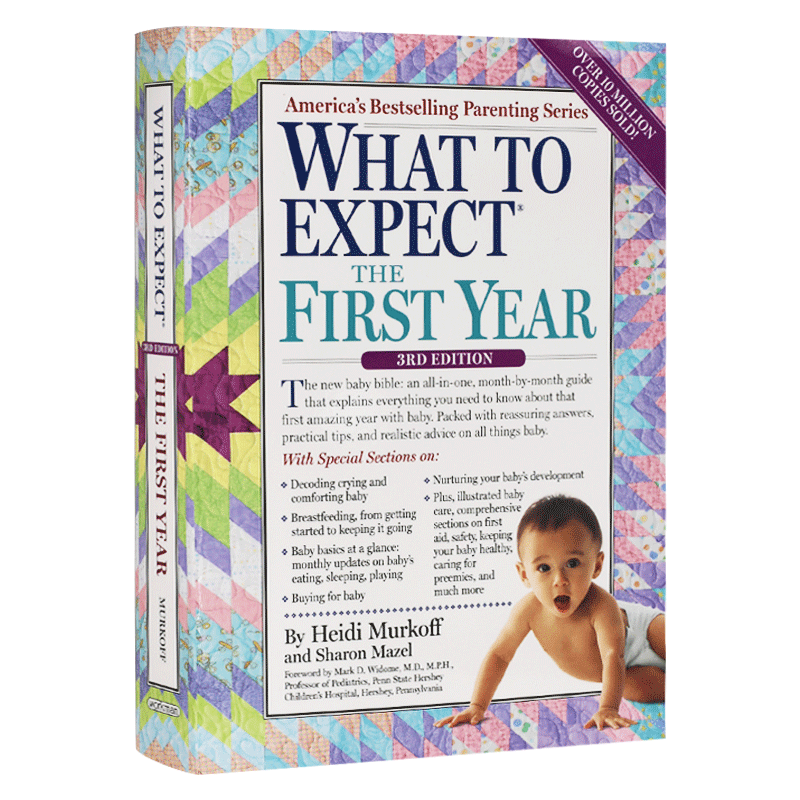 进口原版 What to Expect the First Year 海蒂育儿大百科 0-1岁 英文版进口原版英语书籍   Workman