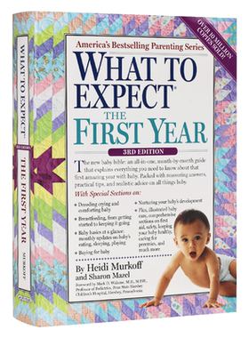 进口原版 What to Expect the First Year 海蒂育儿大百科 0-1岁 英文版进口原版英语书籍   Workman