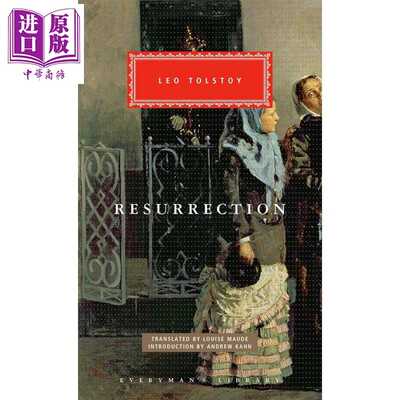 进口原版 *复活 安德鲁 卡恩序言 托尔斯泰 英文原版 Resurrection Leo Tolstoy 世界经典名著   Random House US