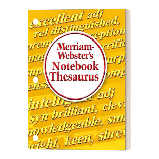 进口原版 Merriam-Webster’s Notebook Thesaurus 韦氏同义词笔记本词典字典 英文版 进口英语原版书籍 英文原版   Merriam-Webst