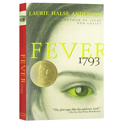 进口原版 Fever 1793 黄热病1793 英文原版 文学小说 劳丽安德森 Laurie Halse Anderson 儿童青少年读物 我不再沉默Speak作者