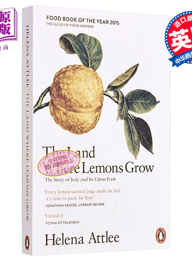 进口原版 *行走的柠檬 意大利的柑橘园之旅 英文原版 The Land Where Lemons Grow Helena Attlee   penguin uk