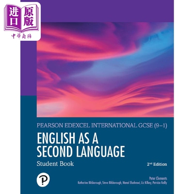 进口原版 *Edexcel International GCSE 9–1 English as a Second Language 培生爱德思国际IGCSE ESL英语语言学生   Pearson Edu