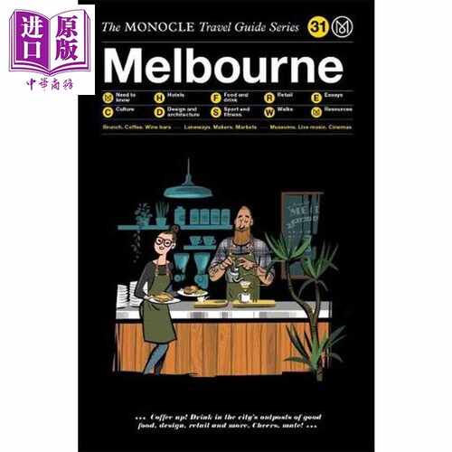 进口原版 *墨尔本 Monocle旅行指南 英文原版 Melbourne The Monocle Travel Guide Series Monocle 澳洲与南太平洋   Die Gestalt