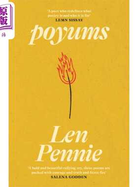 进口原版 *波尤姆斯 诗集 英文原版 poyums Len Pennie 外国诗歌 女性文学   Canongate Books