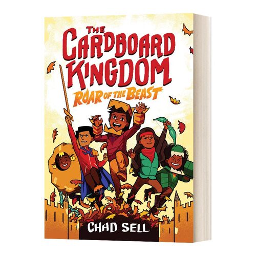进口原版 英文原版 Cardboard Kingdom 02 Roar of the Beast 纸板王国系列2 野兽咆哮 儿童漫画 Chad Sell 进口英语原版书籍儿