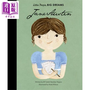 Big Lin Frances 英文原版 Little People 4岁到7岁 Jane Dreams 进口原版 Austen Maria 小人物大理想：简奥斯汀