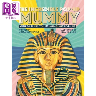 进口原版 *The Incredible Pop-up Mummy 不可思议的木乃伊(立体弹出书) 英文原版 进口图书 儿童绘本 儿童百科图书   Templar Pub