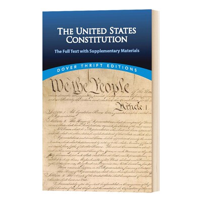 进口原版 The United States Constitution 美国宪法 带有补充材料的全文 Bob Blaisdell 英文原版 英文版 历史   Dover