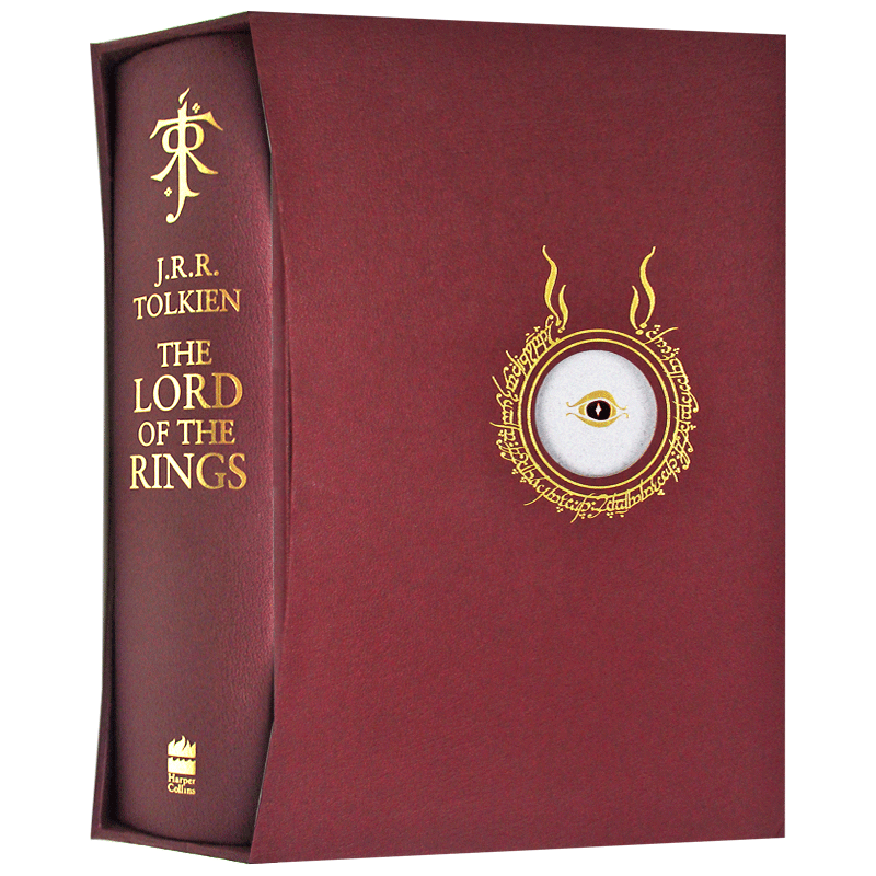 进口原版 指环王 英文原版 魔戒 精装豪华版 The Lord of the Rings 霍比特人 J.R.R.托尔金原著奇幻小说 中土世界 全英文版进