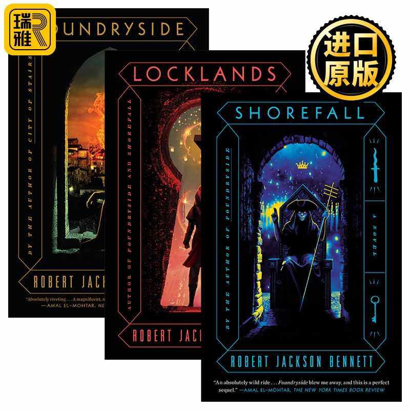 进口原版 英文原版 The Founders Trilogy 铭印之子三部曲系列3册 奇幻小说 Robert Jackson Bennett 英文版 进口英语原版书籍