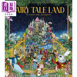 儿童文学故事绘本 Tale classic 进口原版 reimagined 大开本 小初文 童话 Land 12个经典 仙子神话 Lin Frances tales Fairy