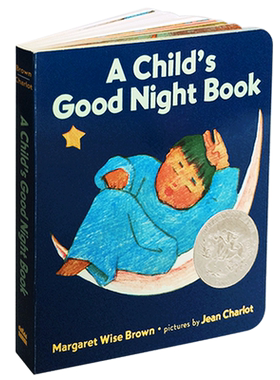 进口原版 A Child's Good Night Book 英文原版绘本 孩子的晚安书 纸板书 玛格丽特怀兹布朗 凯迪克银奖纸板书 英文版 Brown, M
