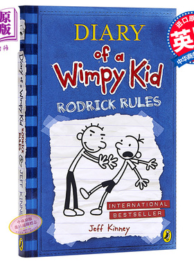 进口原版 *小屁孩日记2 英文原版 Diary of a Wimpy Kid 2 Rodrick Rules 杰夫金尼 8-12岁英版 桥梁章节书 儿童小   Puffin Books