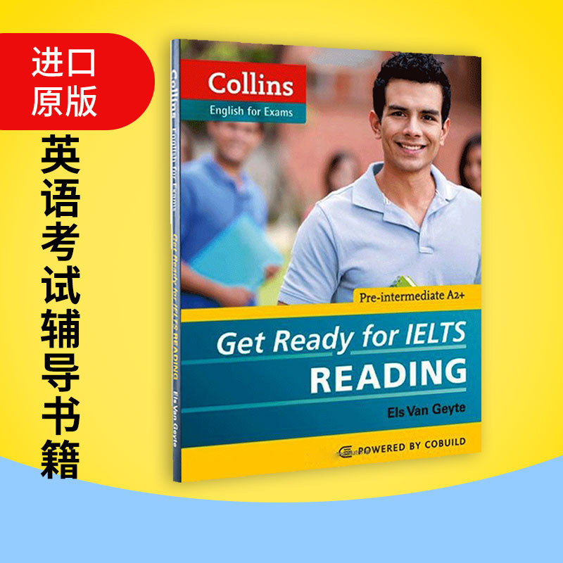 进口原版 Get Ready for IELTS Reading 基础雅思阅读 英文原版 柯林斯英语考试辅导书 备考雅思阅读collins English for Exams