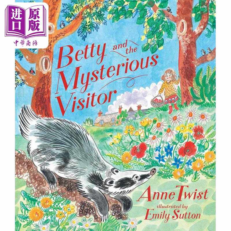 进口原版 *贝蒂的神秘访客 Emily Sutton Betty and the Mysterious Visitor 英文原版 动物故事绘本 精装精品绘本    Walker UK