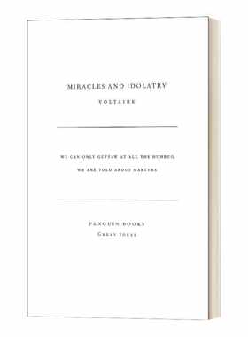 进口原版 Miracles and Idolatry 奇迹和偶像崇拜 伏尔泰 英文版 进口英语原版书籍 英文原版 Voltaire   Penguin