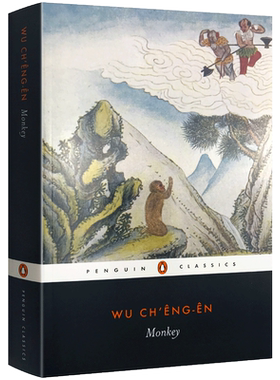 进口原版 Monkey 西游记 齐天大圣 英文原版小说 中国古典四大名著之一 魔幻现实主义 明代小说家吴承恩Wu Ch'eng-en 孙悟空 进