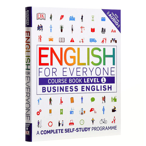 进口原版 *DK人人学英语 商务英语1 课本 英文原版DK-English for Everyone:Business English Level 1 Course Book   DK