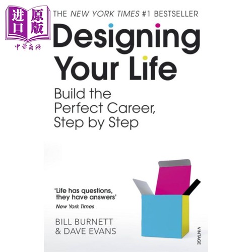 进口原版 *斯坦福大学人生设计课 如何设计充实且快乐的人生 Designing Your Life 英文原版 Bill Burnett 比尔 博   Vintage UK