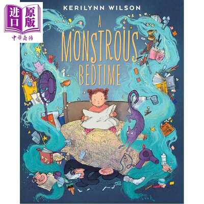 进口原版 *哄睡主题 怪物的睡前时光 A Monstrous Bedtime 英文原版 儿童绘本故事书 亲子睡前读物 进口童书 精装 4   Harper Coll