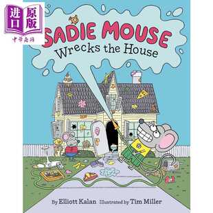 儿童绘本 Harper 亲子读物 the 进口原版 Wrecks 图画故事书 House 搞破坏 Sadie 小鼠萨迪 精 Colli 进口童书 Mouse 英文原版