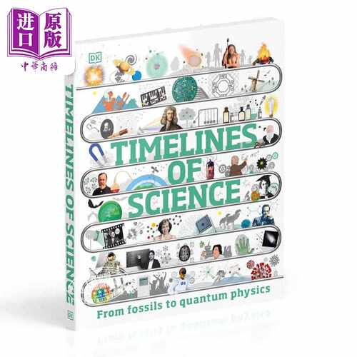 进口原版 *DK科学的时间表 英文原版 Timelines of Science 百科科普 科学发展   DK USA