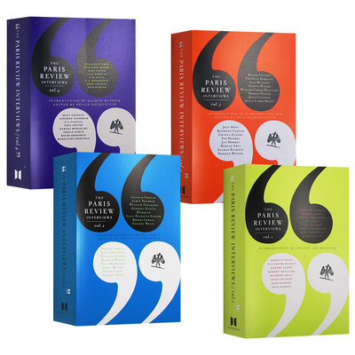 进口原版 巴黎评论作家访谈1-4辑套装 英文原版The Paris Review Interviews 1-4 全英文版 Philip Gourevitch 进口英语书籍