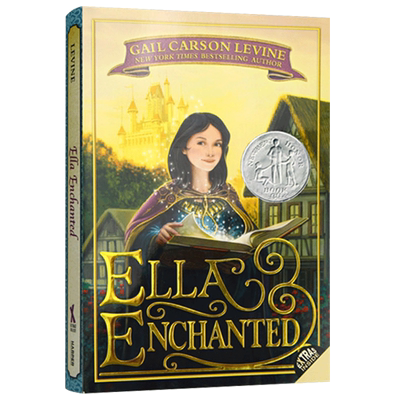 进口原版 Ella Enchanted 魔法灰姑娘 英文原版 纽伯瑞银奖 儿童文学书 同名电影原著小说 安妮海瑟薇主演 Gail Carson Levine