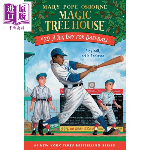进口原版 *树屋第一季29 Magic Tree House 29 A Big Day for Baseball 桥梁章节书 儿童文学 6~9岁+ 英文原版   Random House US
