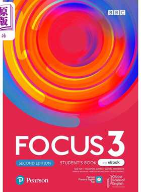 进口原版 *FOCUS 2E LEVEL 3 SB WITH PEP BASIC PACK 培生中学英语Focus教材 学生书含电子资源包 3级别 英文原版   Pearson