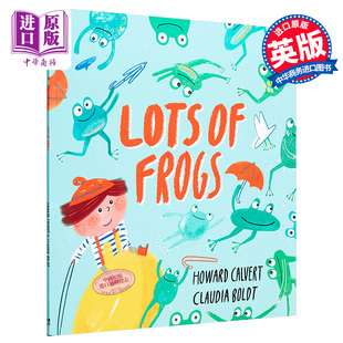 精品绘本 Hodder 名家绘本 进口原版 Frogs 幽默搞笑 获奖童书 Claudia Lots Boldt:青蛙一族 英文原 Child 5岁 低幼童书