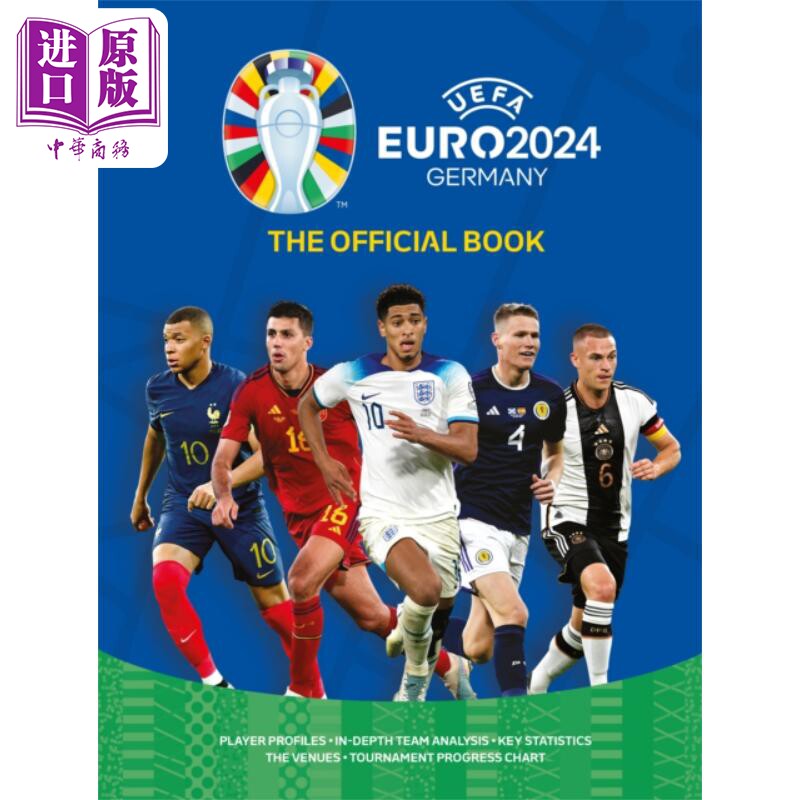 进口原版 *2024年欧洲足球锦标赛官方指南 UEFA EURO 2024 The Official Book 英文原版 Keir Radnedge 欧锦赛 欧洲   Headline pu