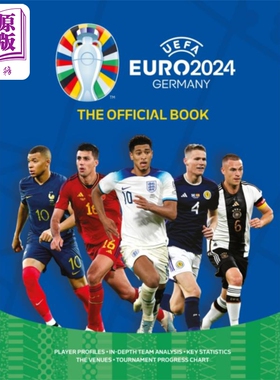 进口原版 *2024年欧洲足球锦标赛官方指南 UEFA EURO 2024 The Official Book 英文原版 Keir Radnedge 欧锦赛 欧洲   Headline pu